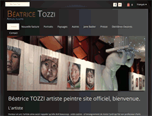 Tablet Screenshot of beatrice-tozzi-artiste-peintre.com